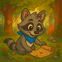 Champ finds a treasure map.